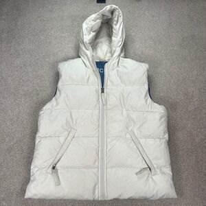 Abercrombie & Fitch Womens Down Puffer Vest Hooded Sleeveless Jacket Outerwear‎